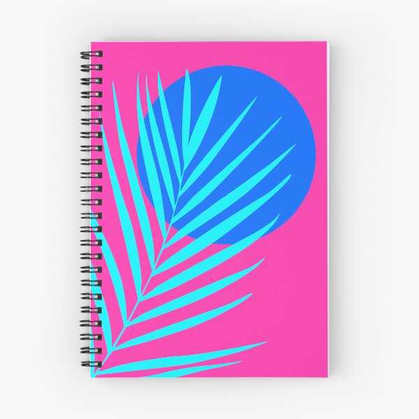 Item preview, Neon Palm Leaf Blue Moon Tropical Art designed and sold by GemsAnatomy.
