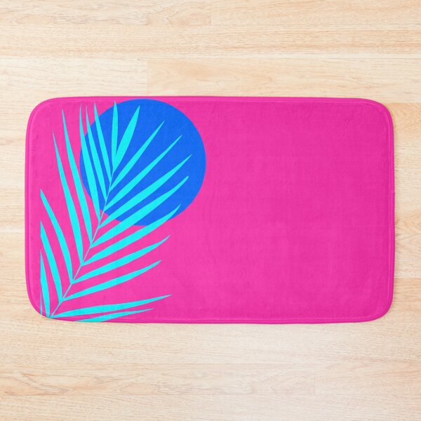 Item preview, Neon Palm Leaf Blue Moon Tropical Art designed and sold by GemsAnatomy.