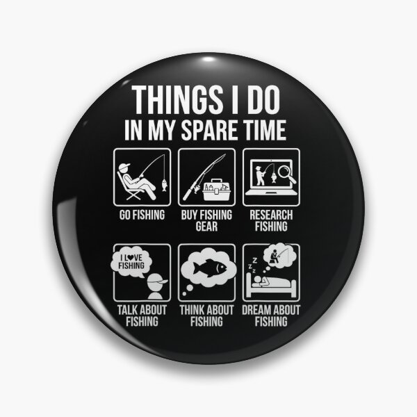 Item preview, Things I Do In My Spare Time Fishing Funny Gift designed and sold by LASTIQUE-dd.