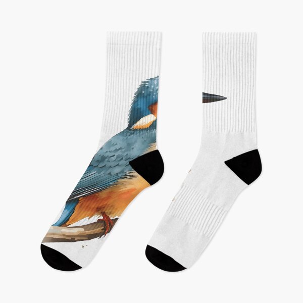Item preview, Kingfisher Bird Watercolor Painting designed and sold by RawNaturePrints.
