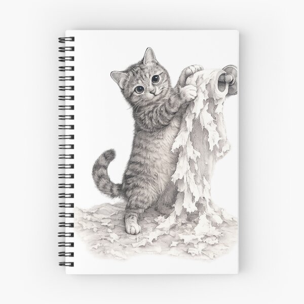 Item preview, Caught in the Act – Mischievous Cat designed and sold by CMA Design Studio.