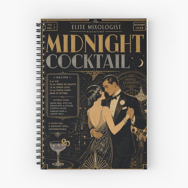 Item preview, Midnight cocktail at the Claridge Hotel designed and sold by anelishstormey.