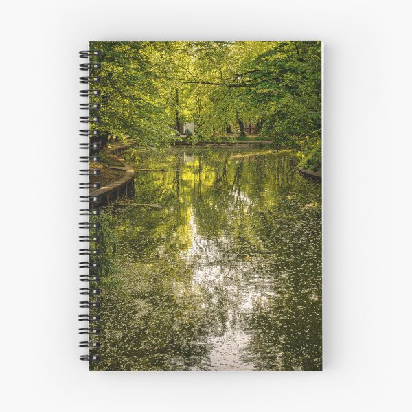 Item preview, Tranquil Lake Reflection in Bucharest's National Park — Nature Photography Print designed and sold by Rabee Khalil Photography.