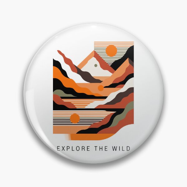 Item preview, Terra Peak Wildscape: Retro Geometric Adventure designed and sold by VibeVaultWear.