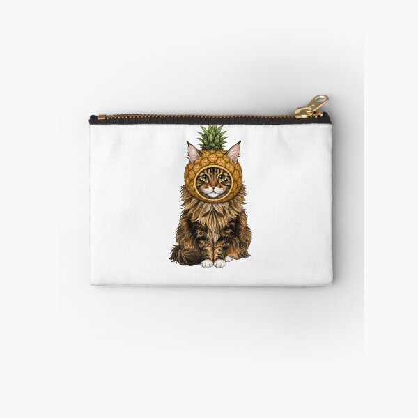 Item preview, Kawaii Fruit Kitty | Maine Coon & Pineapple designed and sold by KittyClosetStore.