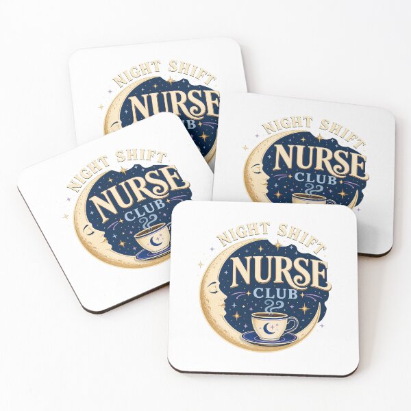 Artikelvorschau, Geschenk für Nachtschicht-Krankenschwestern – Geschenk für Beschäftigte im Gesundheitswesen entworfen und verkauft von Peak Pop Designs | Funny Gifts, Cozy Art & Cute Animals .