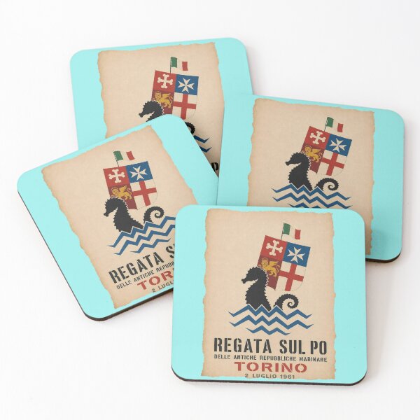 Item preview, River Po Regatta 1961 - Turin Vintage Poster designed and sold by Torinostalgia.