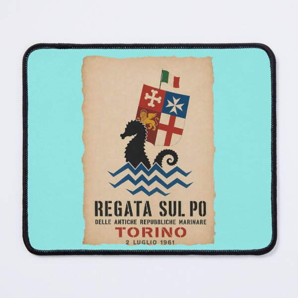Item preview, River Po Regatta 1961 - Turin Vintage Poster designed and sold by Torinostalgia.