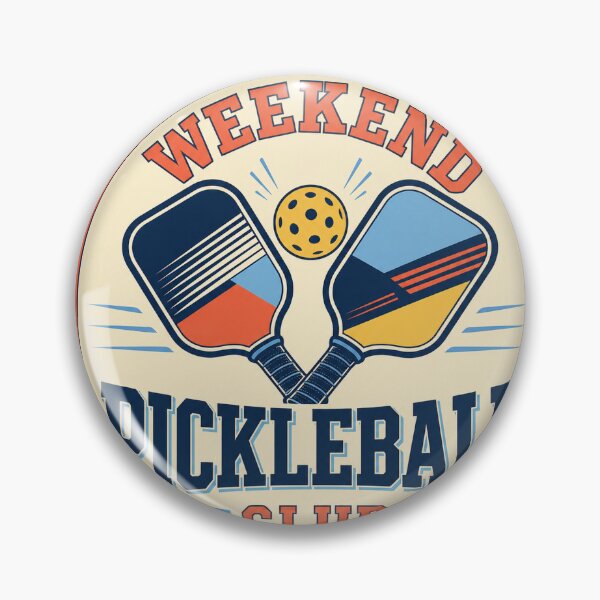Item preview, Weekend Pickleball Club Retro Player Gift designed and sold by Peak Pop Designs | Funny Gifts, Cozy Art & Cute Animals .