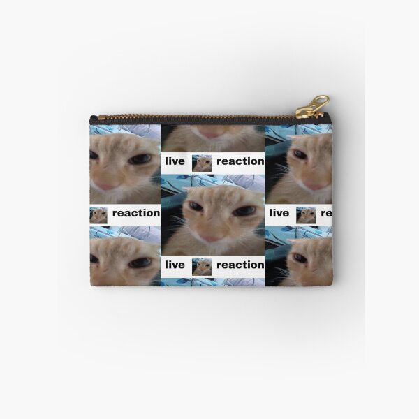 Item preview, live cat reaction cat meme designed and sold by CatsCritterDesigns .