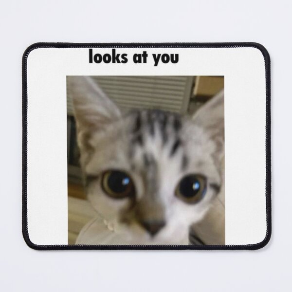Item preview, looks at you cat meme designed and sold by CatsCritterDesigns .
