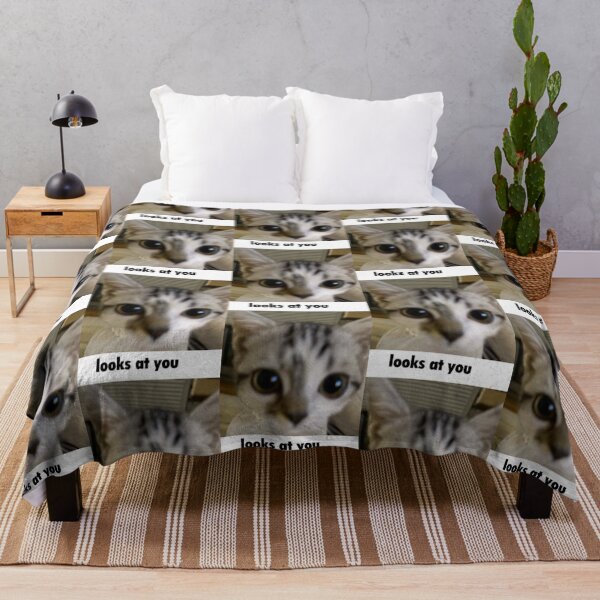 Item preview, looks at you cat meme designed and sold by CatsCritterDesigns .
