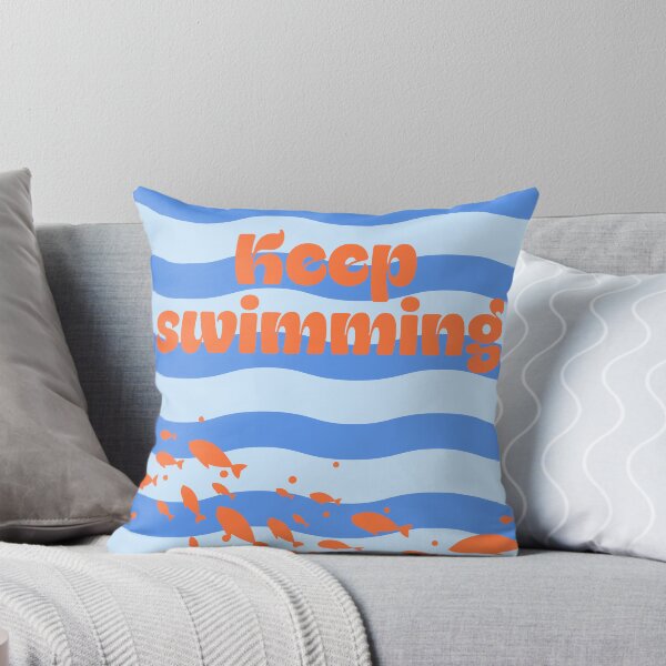 Item preview, Keep swimming motivational quote designed and sold by QuillPrints.