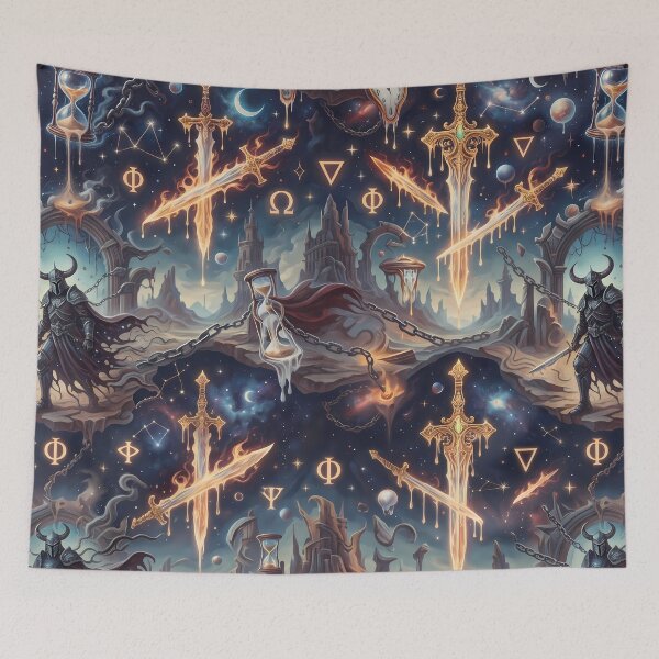 Item preview, Moon Space Fantasy RPG Pixel Art Seamless Pattern designed and sold by ART ATTACK ZONE.