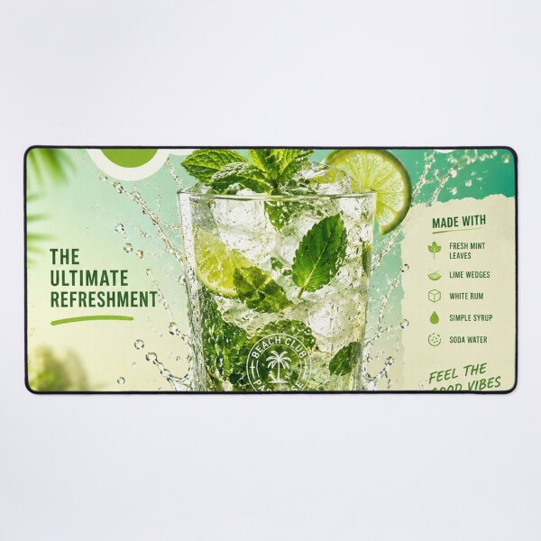 Item preview, Mint condition mojito refreshment poster designed and sold by anelishstormey.