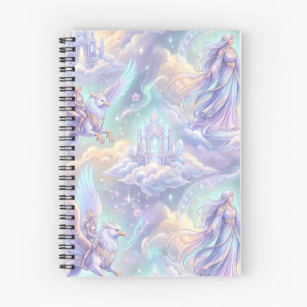 Item preview, Queen Sky Fantasy RPG Pixel Art Seamless Pattern designed and sold by ART ATTACK ZONE.
