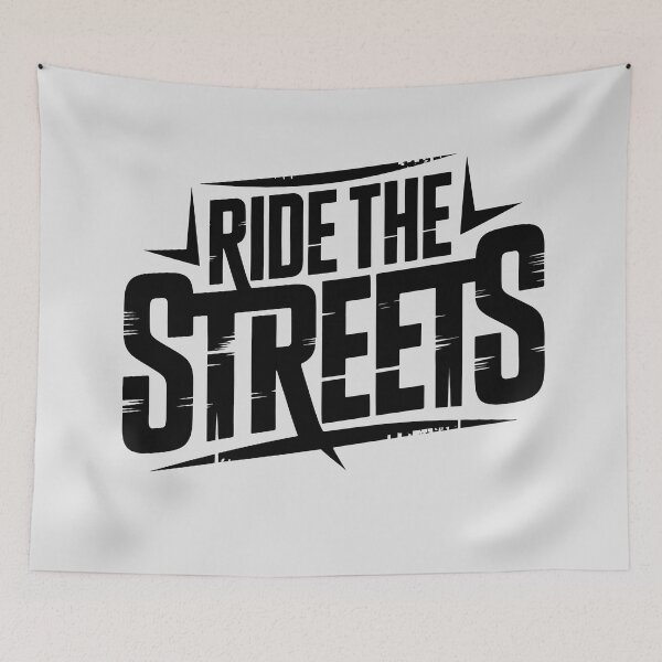 Item preview, Ride The Streets Grunge Distressed Skate Streetwear designed and sold by DigitalArtx-com.