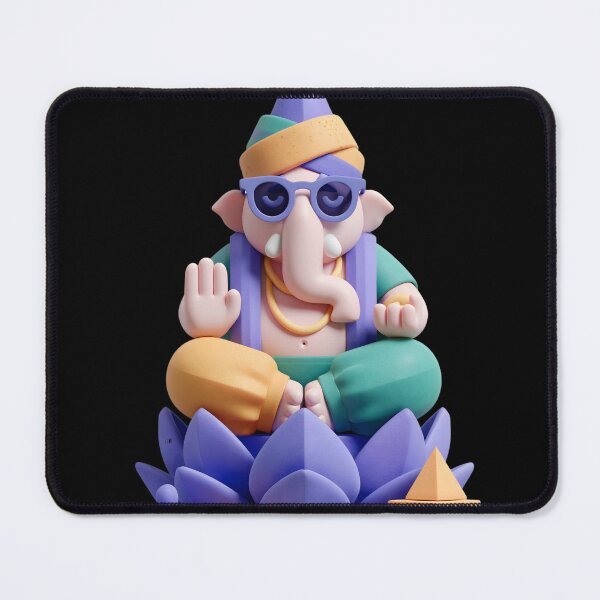 Item preview, Cool Minimalist Elephant 3D Purple Lotus Art designed and sold by PANNARUK THAILAND.