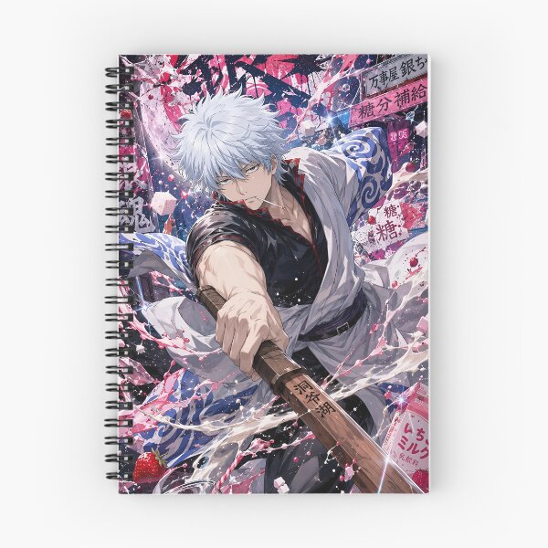 Item preview, Silver-Haired Samurai Anime Warrior | Strawberry Milk Katana Aesthetic Poster Art designed and sold by Dyan4.