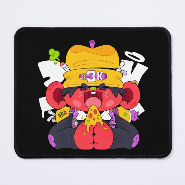Item preview, Mischievous Pizza Lover Cartoon designed and sold by karodesign5.