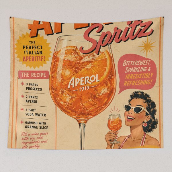 Item preview, Aperol Spritz retro advertisement designed and sold by anelishstormey.