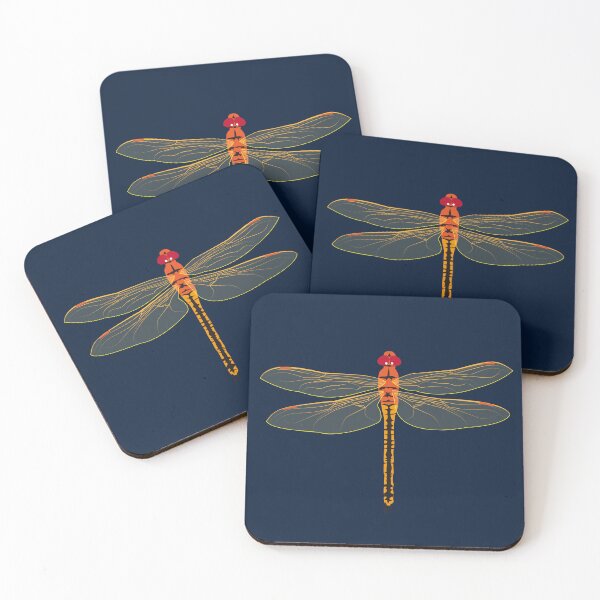 Item preview, orange dragonfly on the move designed and sold by kobyakov.