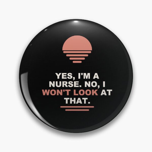 Item preview, Nurse Won't Look Poster - Funny Nurse gift designed and sold by Harlo.co.