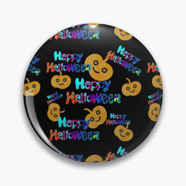 Item preview, Groovy Happy Halloween Cute Smiling  Pumpkin Pattern  designed and sold by RuwaDesignArt.