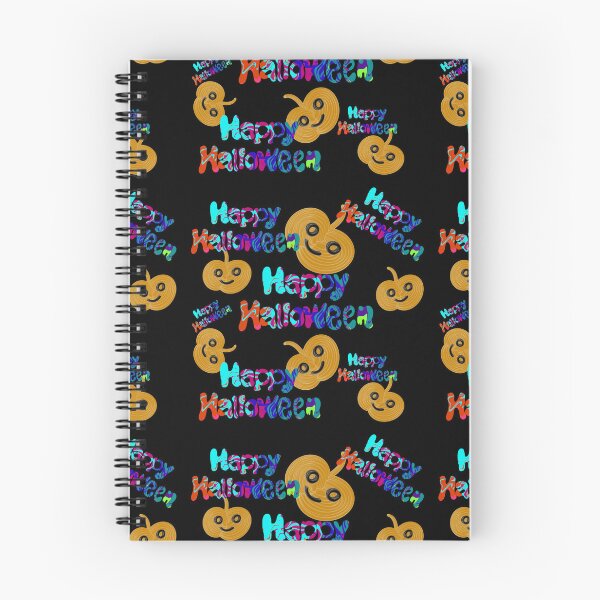 Item preview, Groovy Happy Halloween Cute Smiling  Pumpkin Pattern  designed and sold by RuwaDesignArt.