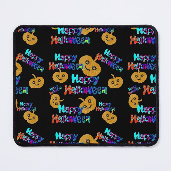 Item preview, Groovy Happy Halloween Cute Smiling Pumpkin Pattern designed and sold by RuwaDesignArt.