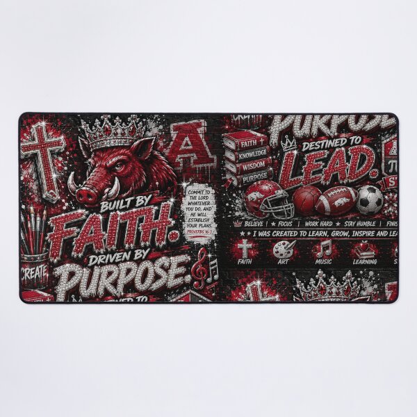 Item preview, Arkansas Student Leadership Collection™ Built by Faith. Driven by Purpose. Destined to Lead.™ designed and sold by Creative Expressions Art.