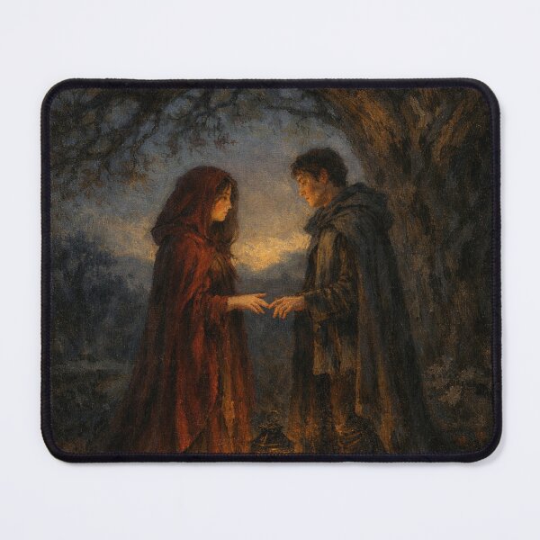 Item preview, Dark Academia Gothic Wall Art | Meeting Beneath the Ancient Elm Tree | Folklore Wall Decor Printable designed and sold by yeeted17.