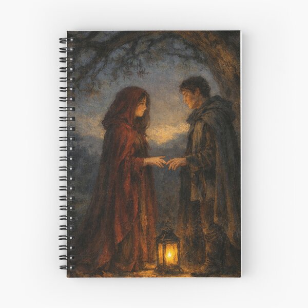 Item preview, Dark Academia Gothic Wall Art | Meeting Beneath the Ancient Elm Tree | Folklore Wall Decor Printable designed and sold by yeeted17.