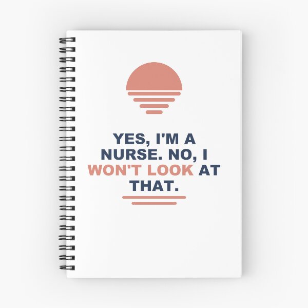 Item preview, Nurse Won't Look Poster - Funny Nurse gift - Light Edition designed and sold by Harlo.co.