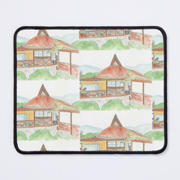 Item preview, Watercolor Sketch of a Cozy Cottage designed and sold by KaleChub.