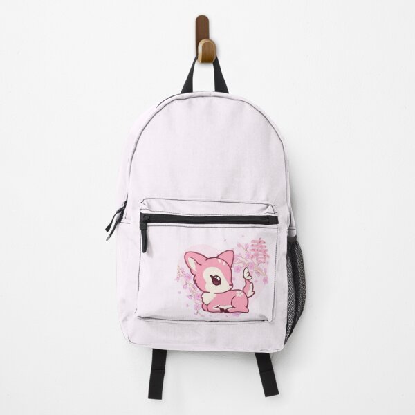 Item preview, Cherry Blossom Pink Deer Art | Kawaii Sakura Fawn Heart Illustration designed and sold by Mypixieart.