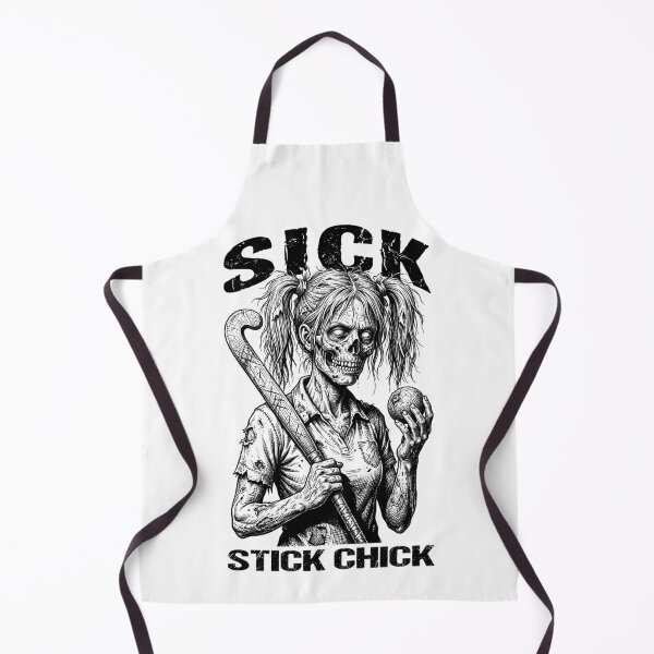 Item preview, Field Hockey Player Halloween Zombie Girl Sick Stick Chick designed and sold by GrandeDuc.