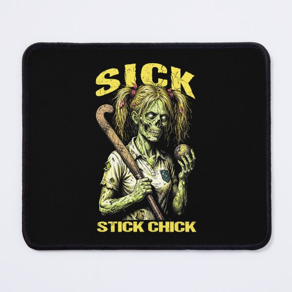 Item preview, Field Hockey Player Halloween Zombie Girl Sick Stick Chick designed and sold by GrandeDuc.