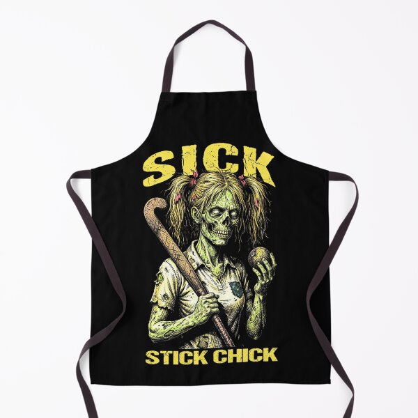 Item preview, Field Hockey Player Halloween Zombie Girl Sick Stick Chick designed and sold by GrandeDuc.