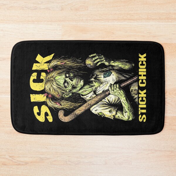 Item preview, Field Hockey Player Halloween Zombie Girl Sick Stick Chick designed and sold by GrandeDuc.
