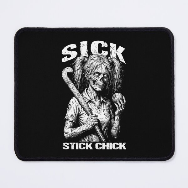 Item preview, Field Hockey Player Halloween Zombie Girl Sick Stick Chick designed and sold by GrandeDuc.