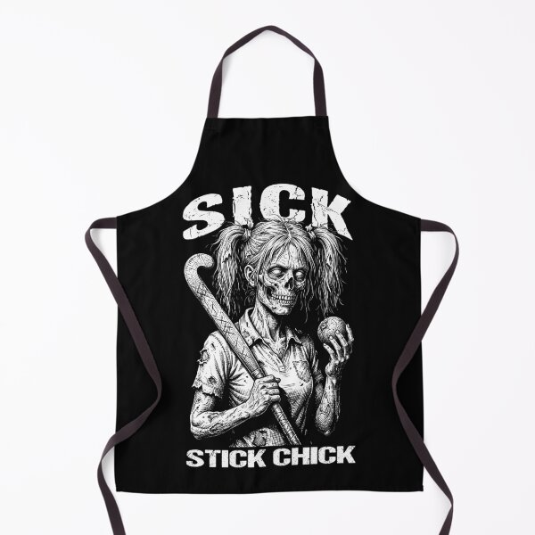 Item preview, Field Hockey Player Halloween Zombie Girl Sick Stick Chick designed and sold by GrandeDuc.