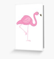 Fun Flamingo Greeting Card