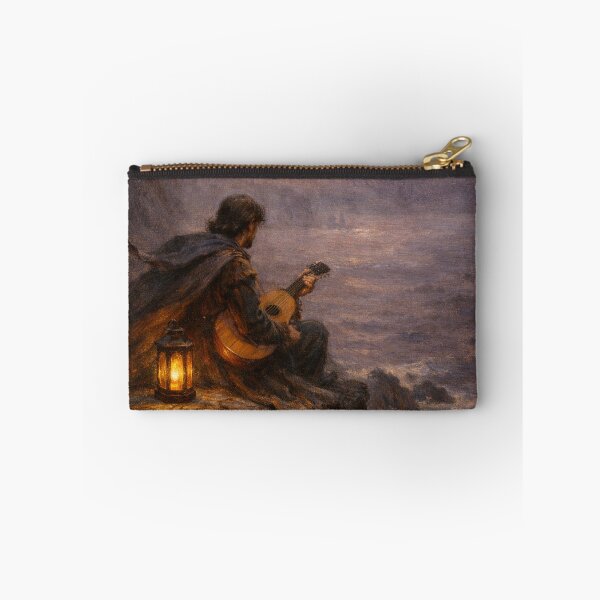 Item preview, Dark Academia Gothic | Minstrel by the Misty Sea | Romantic Fantasy Medieval Art designed and sold by yeeted17.