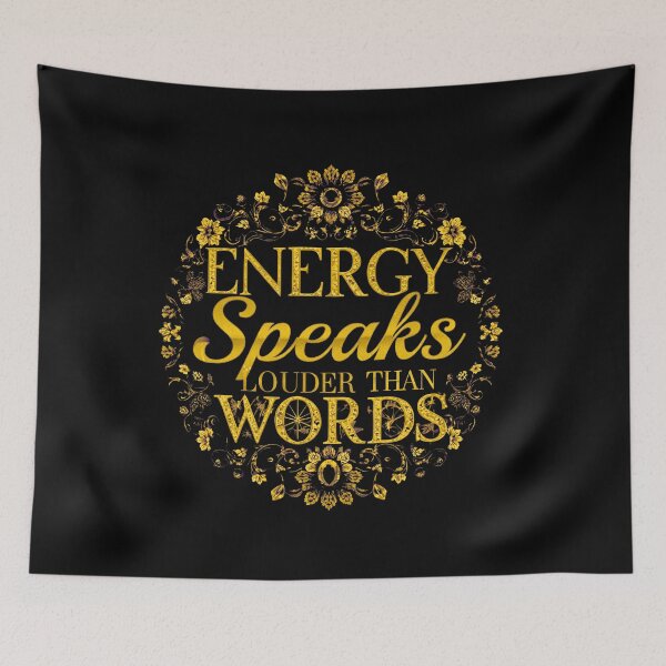Item preview, Energy Speaks Louder Liquid Gold designed and sold by TrinovaCreates.