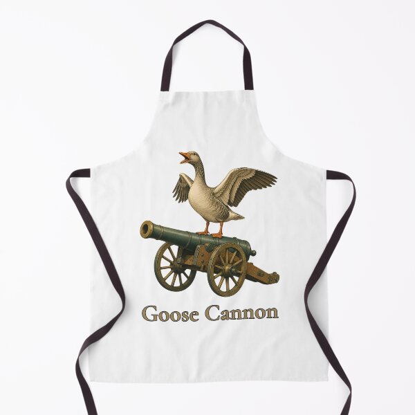 Item preview, Goose Cannon Funny Greylag Goose - Loose Cannon Bird Pun designed and sold by Neurospicy Trolls.