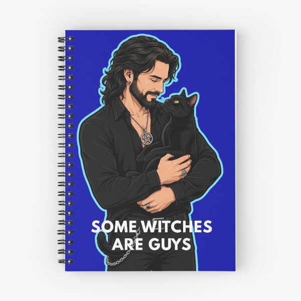 Item preview, Some Witches Are Guys Black Cat Pentacle Design designed and sold by Witch Joseph.