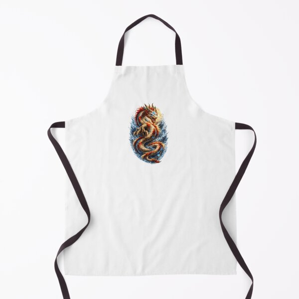 Item preview, Azure Tide Dragon – Japanese Water Dragon Fantasy Art designed and sold by TravelJH.