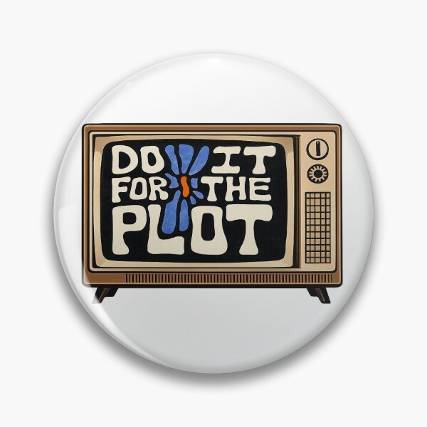 Item preview, "Do It For The Plot" Vintage TV designed and sold by bellstateofmind.