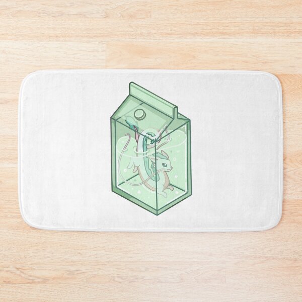 Item preview, Kawaii Milk Carton Dragon Art | Cute Ghibli Haku sticker illustration designed and sold by Mypixieart.